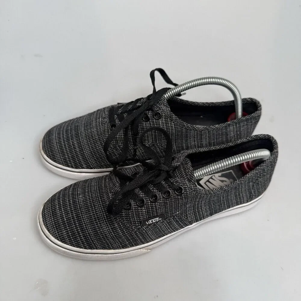 Vans Classic Knit Skate Sneakers Black Women’s 5 Men’s 3.5 Low Top Shoes EU 34.5